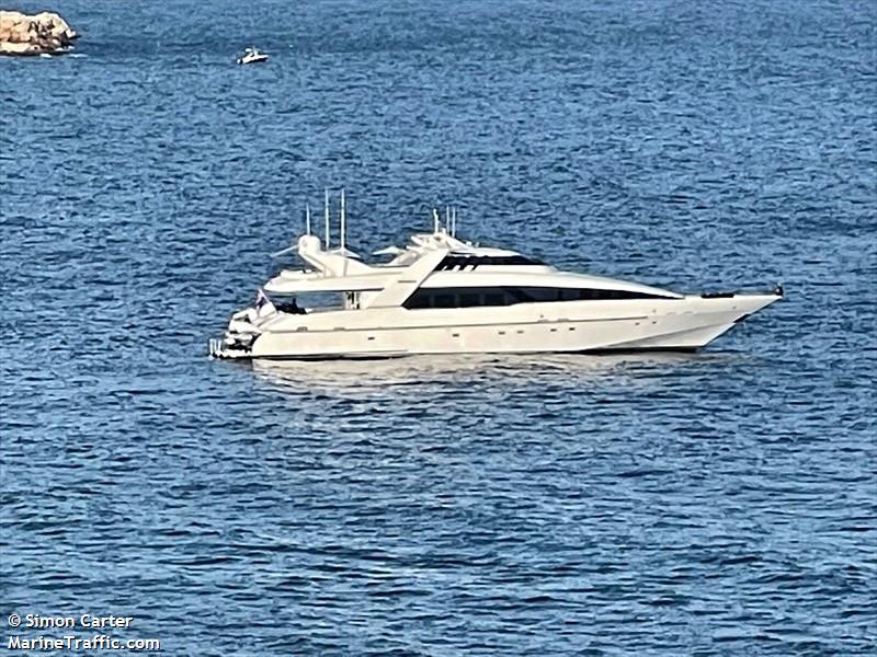 moonraker (Pleasure craft) - IMO , MMSI 518100968, Call Sign E5U3879 under the flag of Cook Islands