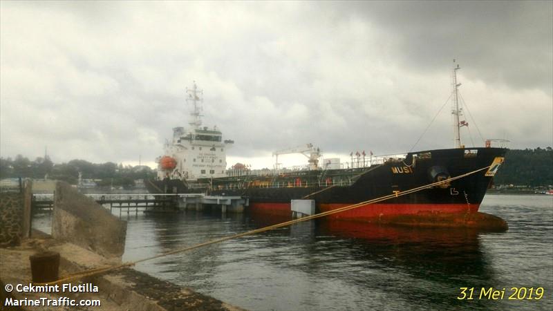 mt musi (Oil Products Tanker) - IMO 9601699, MMSI 525008100, Call Sign POKU under the flag of Indonesia