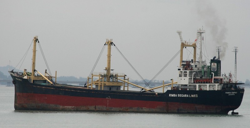 km.rimba empat (General Cargo Ship) - IMO 7429853, MMSI 525016024, Call Sign YCMV under the flag of Indonesia
