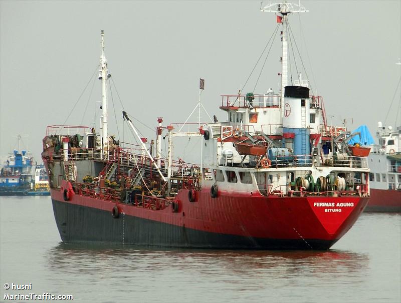mt.ferimas agung (Bunkering Tanker) - IMO 7920900, MMSI 525023138, Call Sign PORM under the flag of Indonesia