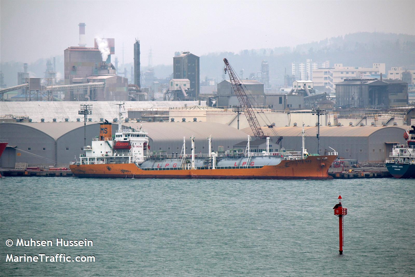 lpgc gas aurora (LPG Tanker) - IMO 9189859, MMSI 525201853, Call Sign YDHY2 under the flag of Indonesia