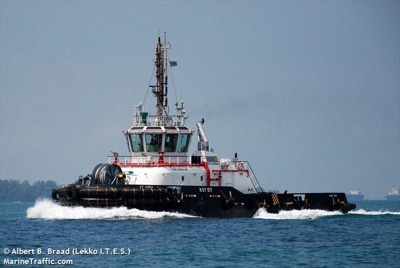 kejora 57 (Tug) - IMO 9501435, MMSI 533000299, Call Sign 9MQK9 under the flag of Malaysia