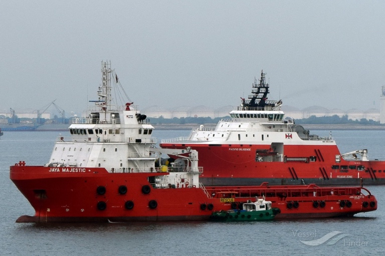 mmamajestic (Offshore Tug/Supply Ship) - IMO 9657935, MMSI 533130402, Call Sign 9WNJ8 under the flag of Malaysia