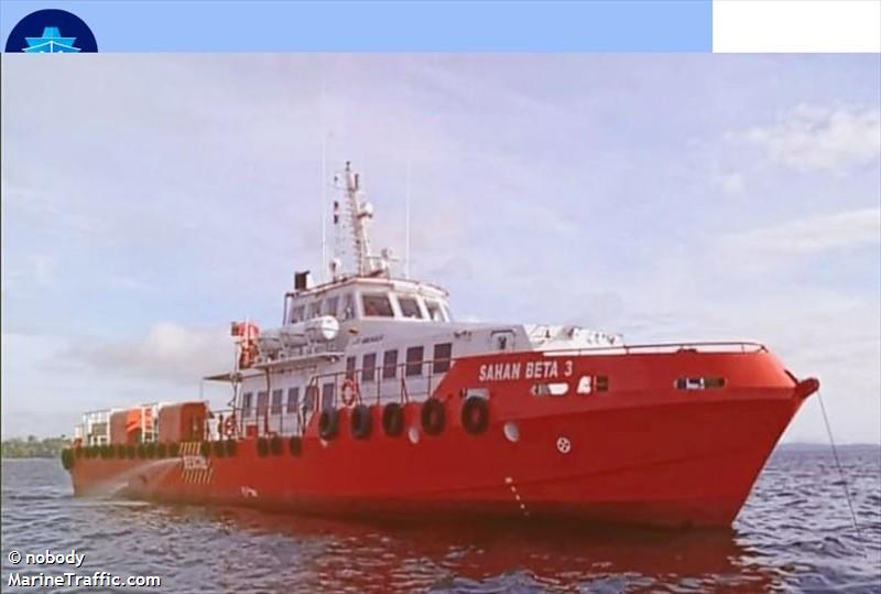 sahan beta 3 (Offshore Tug/Supply Ship) - IMO 9906831, MMSI 533160211, Call Sign 9WPH2 under the flag of Malaysia