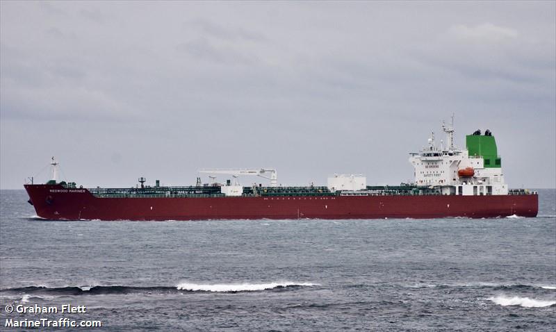 redwood mariner (Chemical/Oil Products Tanker) - IMO 9902861, MMSI 538009134, Call Sign V7A4362 under the flag of Marshall Islands