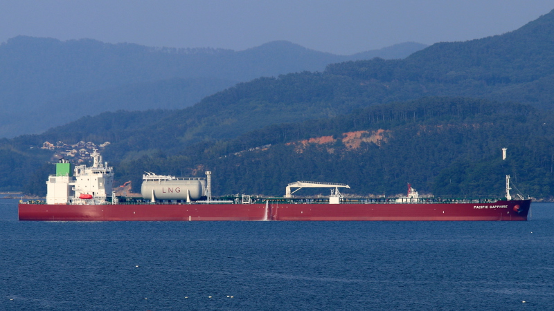pacific sapphire (Crude Oil Tanker) - IMO 9893058, MMSI 538009200, Call Sign V7A4442 under the flag of Marshall Islands