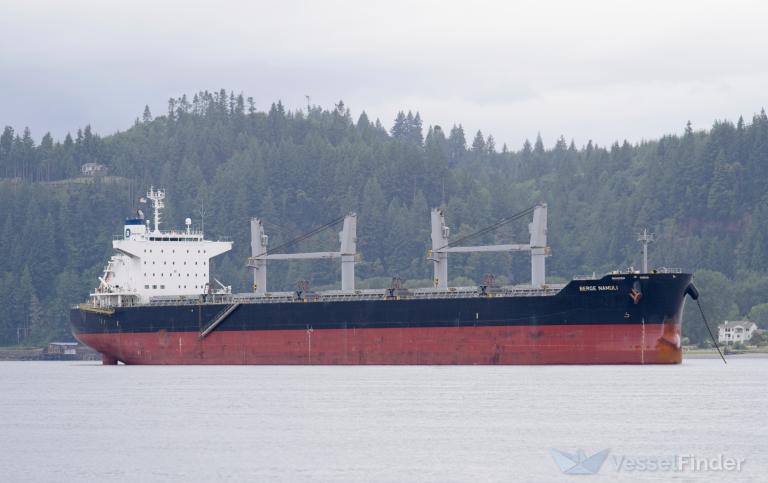 berge namuli (Bulk Carrier) - IMO 9894818, MMSI 538009407, Call Sign V7A4695 under the flag of Marshall Islands