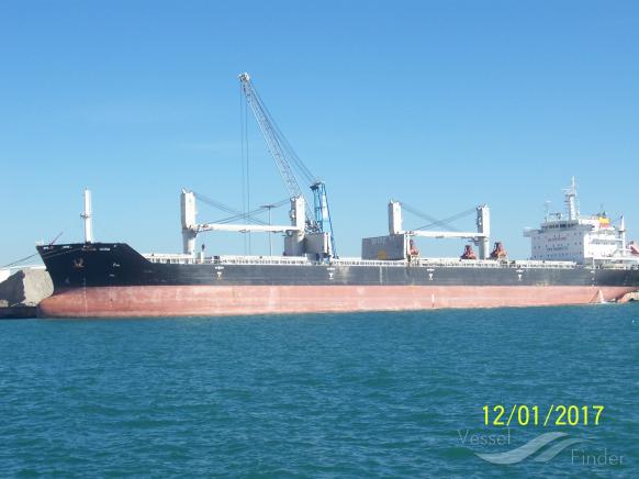 clipper como (Bulk Carrier) - IMO 9486570, MMSI 538009485, Call Sign V7A4800 under the flag of Marshall Islands