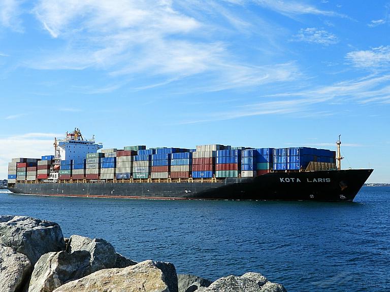 kota laris (Container Ship) - IMO 9351048, MMSI 563133500, Call Sign 9V7259 under the flag of Singapore