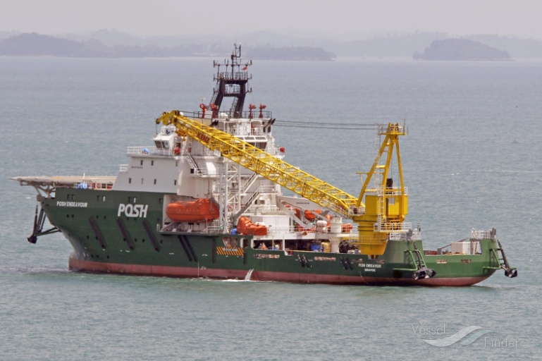 posh endeavour (Offshore Support Vessel) - IMO 9722209, MMSI 565680000, Call Sign 9V2392 under the flag of Singapore