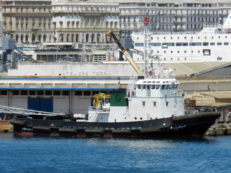 mazafran4 (Tug) - IMO 8130447, MMSI 605106452, Call Sign 7TJQ under the flag of Algeria