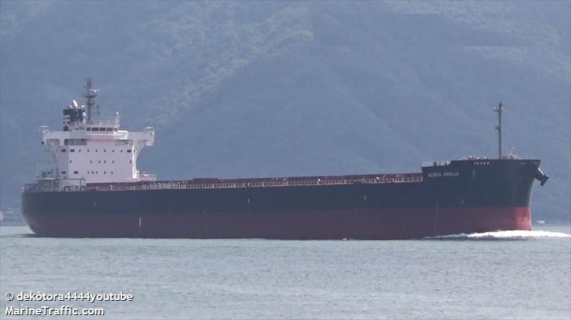 acrux amelia (Bulk Carrier) - IMO 9909194, MMSI 636020647, Call Sign 5LAA4 under the flag of Liberia