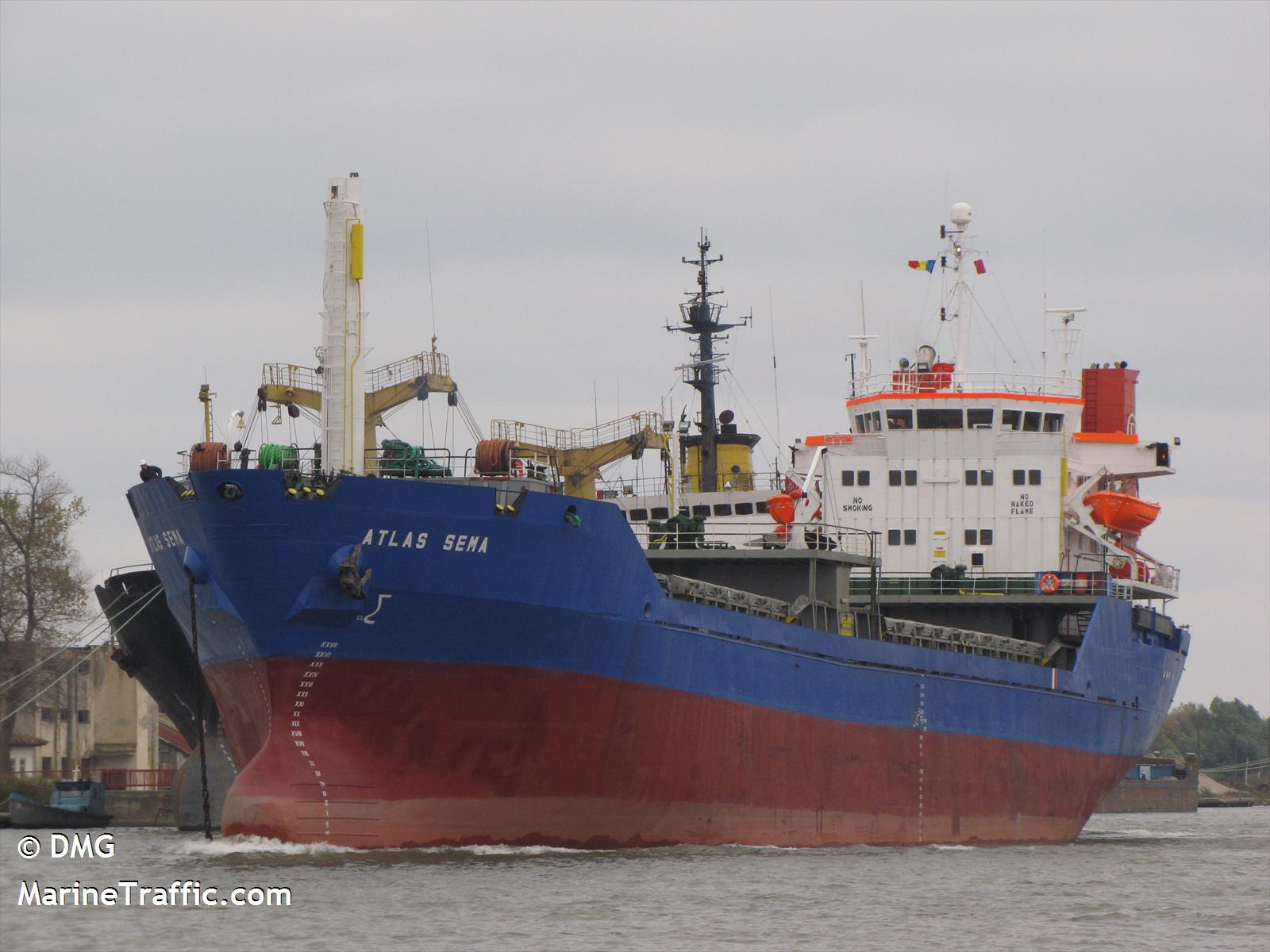 omar trader (General Cargo Ship) - IMO 7713175, MMSI 750817000, Call Sign 8RAT1 under the flag of Guyana