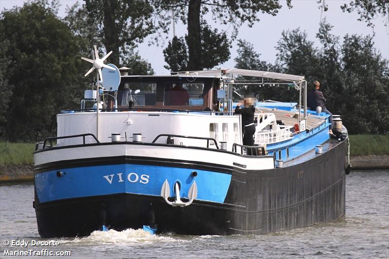 vios (Cargo ship) - IMO , MMSI 205448590, Call Sign OT4485 under the flag of Belgium