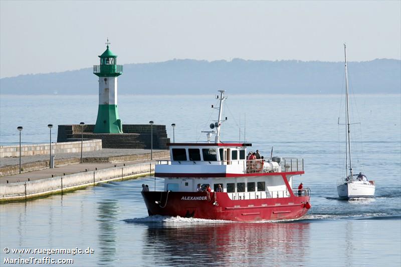 alexander (Passenger Ship) - IMO 9432878, MMSI 211192880, Call Sign DEAP2 under the flag of Germany