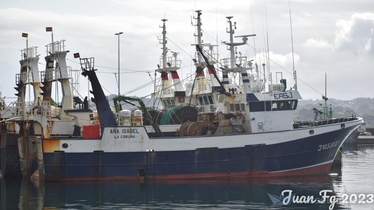 ana isabel (Fishing Vessel) - IMO 8959312, MMSI 224065000, Call Sign EASJ under the flag of Spain