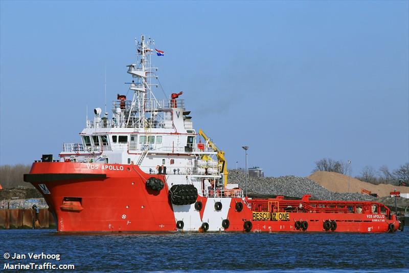 vos apollo (Offshore Tug/Supply Ship) - IMO 9552185, MMSI 236642000, Call Sign ZDNV4 under the flag of Gibraltar
