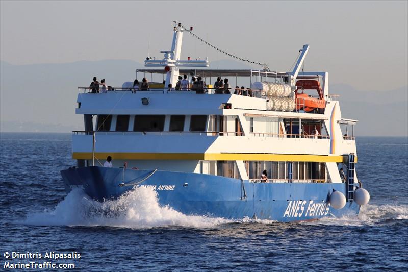 agia marina aiginis (Passenger Ship) - IMO 8650966, MMSI 237320200, Call Sign SX8552 under the flag of Greece