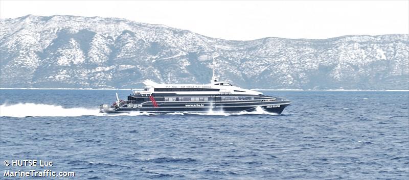krilo eclipse (Passenger Ship) - IMO 9251767, MMSI 238318740, Call Sign 9A4076 under the flag of Croatia