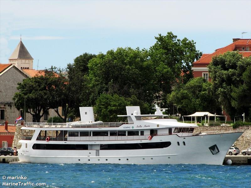 stella maris (Passenger (Cruise) Ship) - IMO 5351038, MMSI 238377440, Call Sign 9A4365 under the flag of Croatia