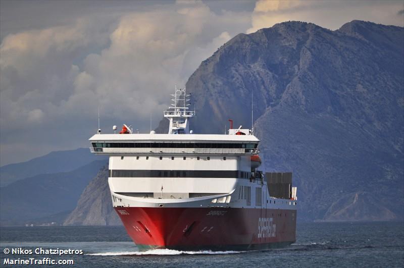 superfast ii (Passenger/Ro-Ro Cargo Ship) - IMO 9458511, MMSI 240951000, Call Sign SVAU2 under the flag of Greece