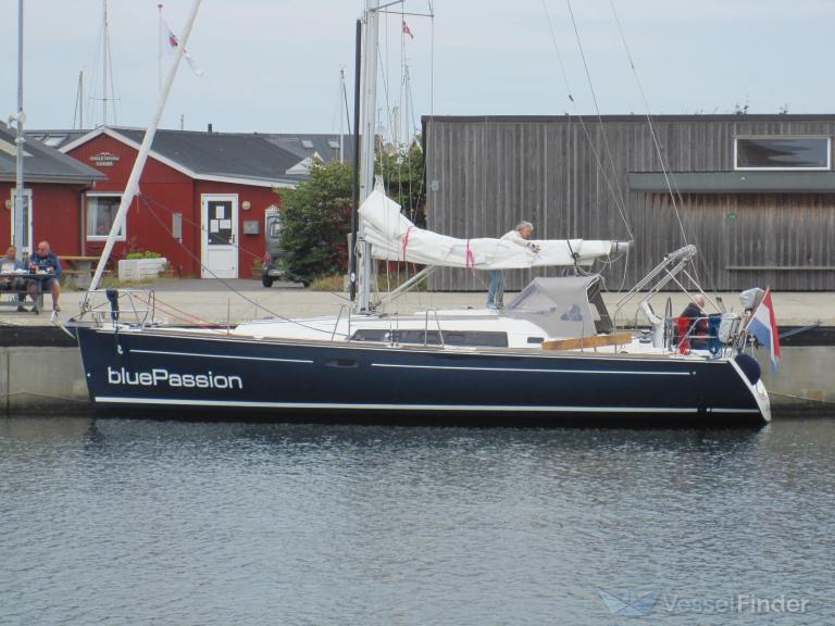 bluepassion (Sailing vessel) - IMO , MMSI 244620096, Call Sign PB3955 under the flag of Netherlands
