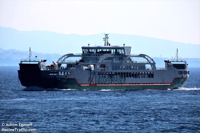 sikania (Passenger/Ro-Ro Cargo Ship) - IMO 9898400, MMSI 247434500, Call Sign ICIP under the flag of Italy