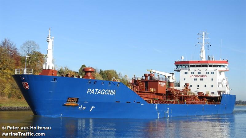 patagonia (Chemical/Oil Products Tanker) - IMO 9312080, MMSI 255806361, Call Sign CQEE6 under the flag of Madeira