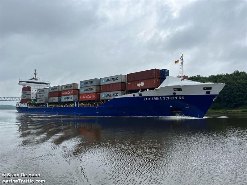 katharina schepers (Container Ship) - IMO 9584865, MMSI 255806525, Call Sign CQEZ2 under the flag of Madeira