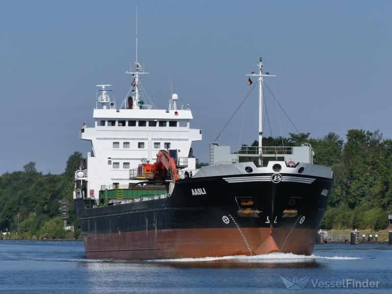 aasli (General Cargo Ship) - IMO 9060778, MMSI 257740000, Call Sign LADQ6 under the flag of Norway