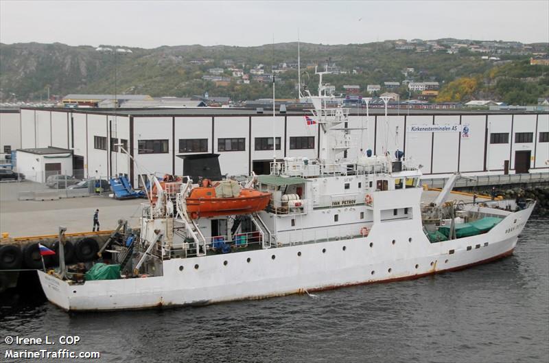 ivan petrov (Research Vessel) - IMO 8606575, MMSI 273433010, Call Sign UFNP under the flag of Russia