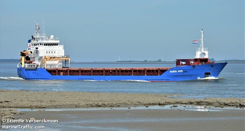 nordland (General Cargo Ship) - IMO 9281786, MMSI 275519000, Call Sign YLRJ under the flag of Latvia