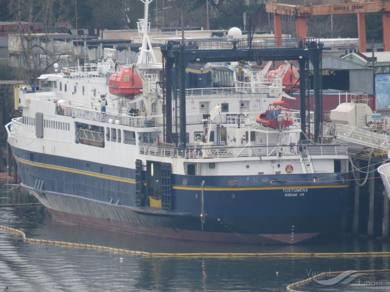 tustumena (Passenger/Ro-Ro Cargo Ship) - IMO 6421086, MMSI 303267000, Call Sign WNGW under the flag of Alaska