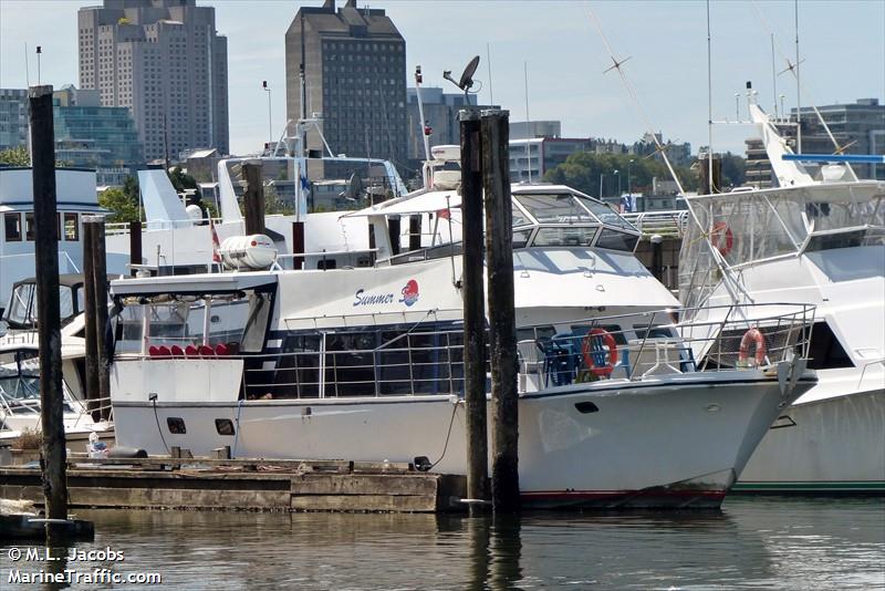 summer sun (Passenger ship) - IMO , MMSI 316035409 under the flag of Canada