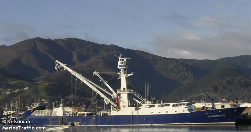 cape breton (Fishing Vessel) - IMO 7803255, MMSI 366927000, Call Sign WDE2397 under the flag of United States (USA)