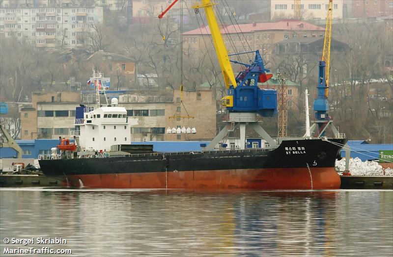 st bella (General Cargo Ship) - IMO 9507441, MMSI 440056000, Call Sign D7DM under the flag of Korea