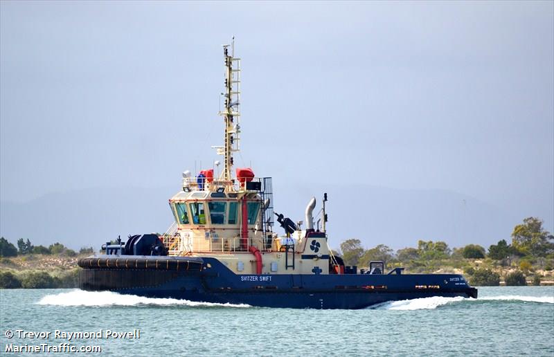 svitzer swift (Tug) - IMO 9578579, MMSI 503783000, Call Sign VJN4314 under the flag of Australia