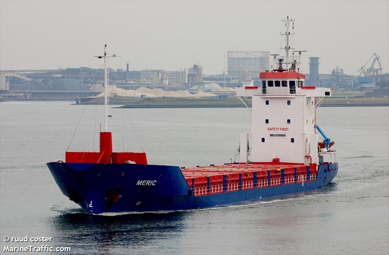 meric (General Cargo Ship) - IMO 9118006, MMSI 511100505, Call Sign T8A3660 under the flag of Palau