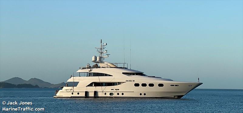 de lisle iii (Yacht) - IMO , MMSI 518100947, Call Sign E5U3858 under the flag of Cook Islands