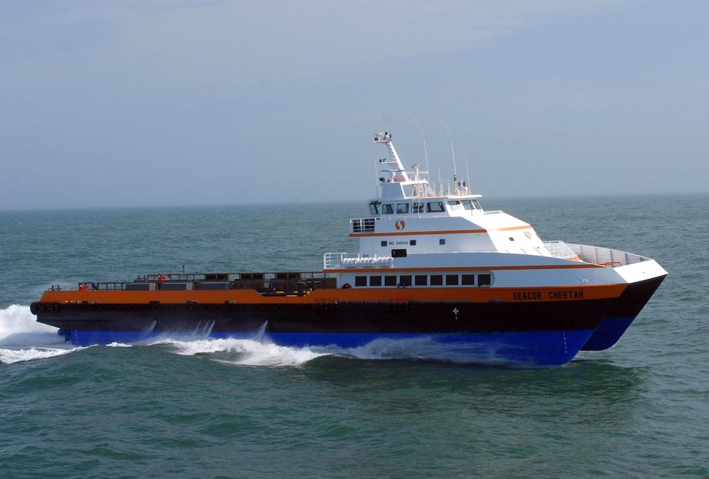 seacor cheetah (Offshore Tug/Supply Ship) - IMO 9429493, MMSI 538006162, Call Sign V7KH2 under the flag of Marshall Islands