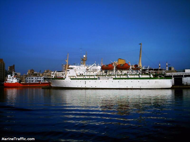 aida 4 (Training Ship) - IMO 9018775, MMSI 622115001, Call Sign SSET under the flag of Egypt