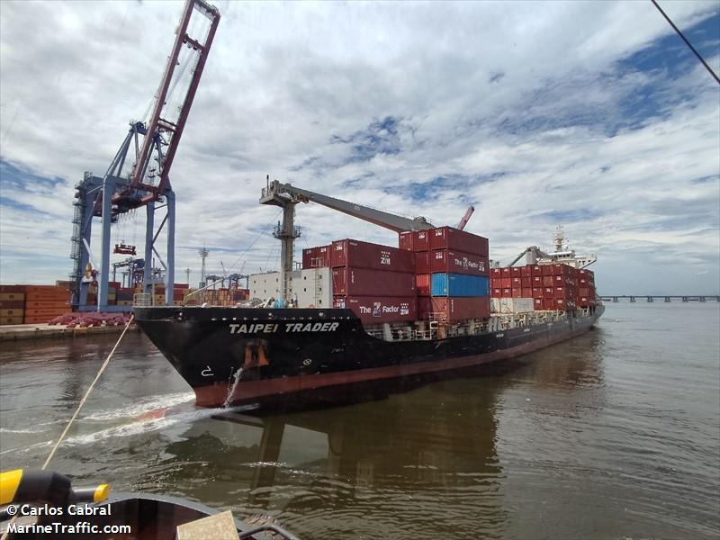 taipei trader (Container Ship) - IMO 9664275, MMSI 636020875, Call Sign 5LBD5 under the flag of Liberia