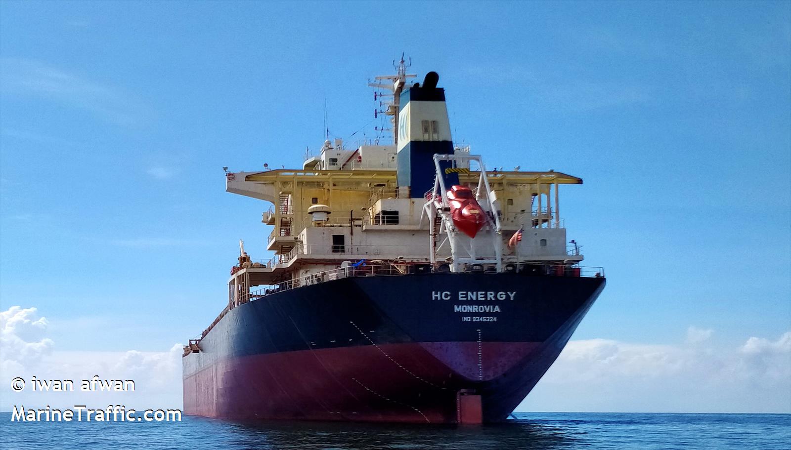 hc energy (Bulk Carrier) - IMO 9345324, MMSI 636020925, Call Sign 5LBK2 under the flag of Liberia