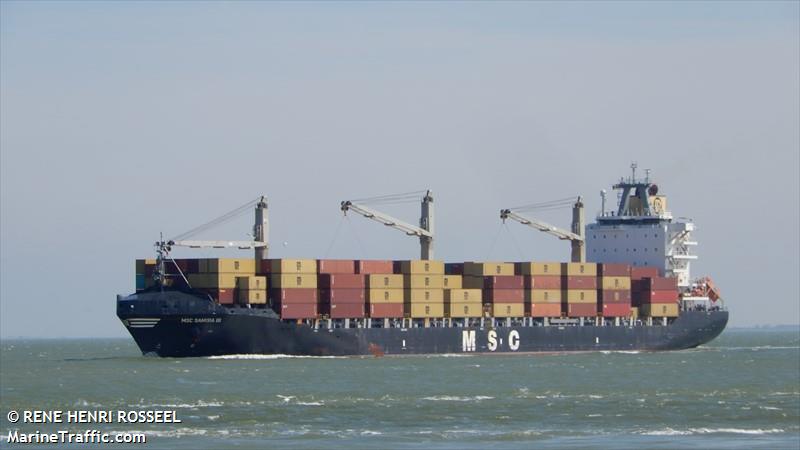msc samira iii (Container Ship) - IMO 9434462, MMSI 636020952, Call Sign 5LBN8 under the flag of Liberia