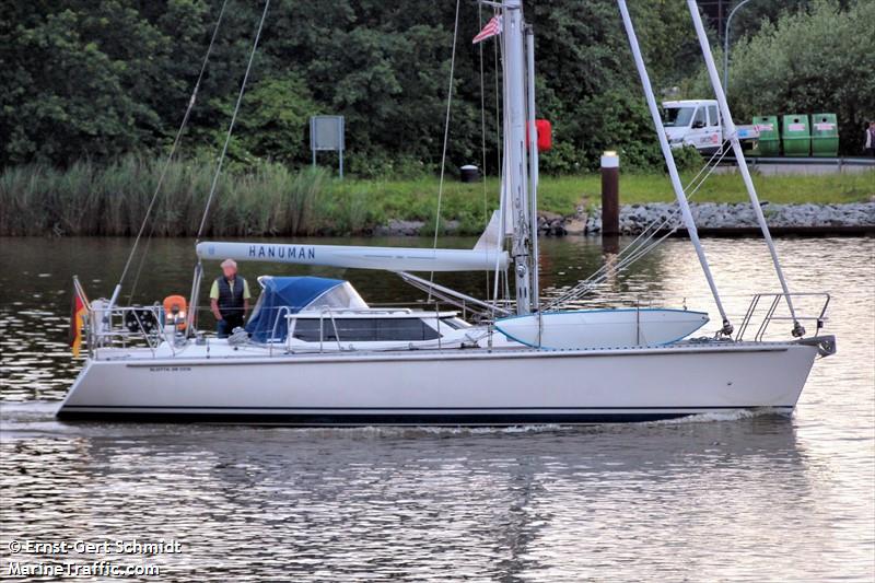 hanuman (Sailing vessel) - IMO , MMSI 211310300, Call Sign DF2828 under the flag of Germany