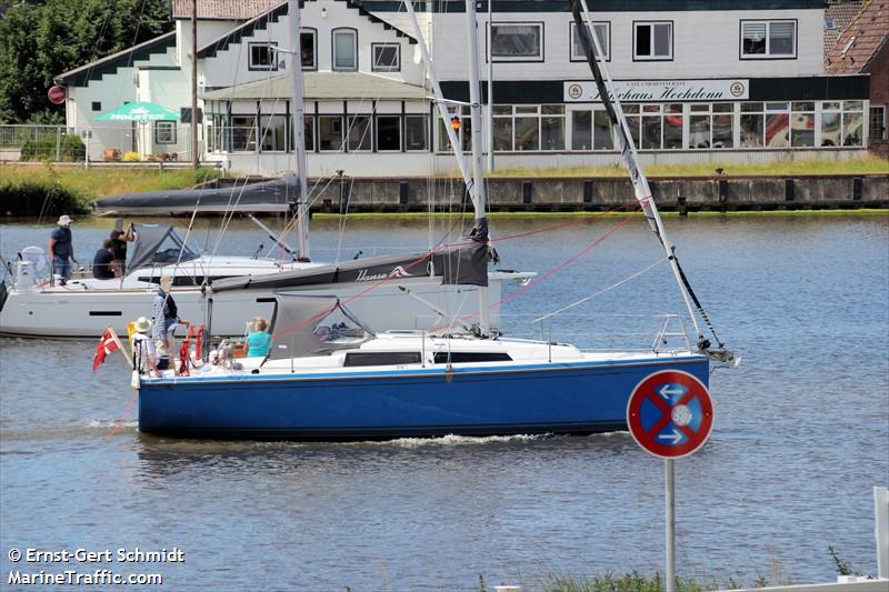 madam blaa (Sailing vessel) - IMO , MMSI 219007377, Call Sign XPC9293 under the flag of Denmark