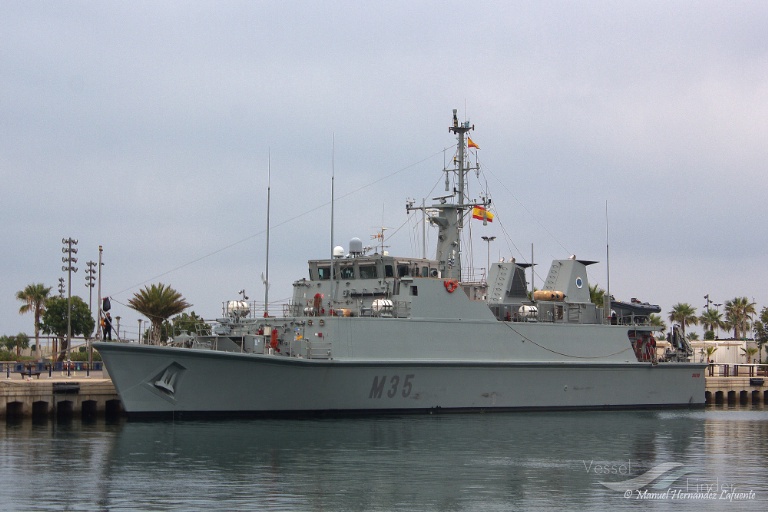 nato warship m35 (Other type) - IMO , MMSI 225351000, Call Sign EBIF under the flag of Spain