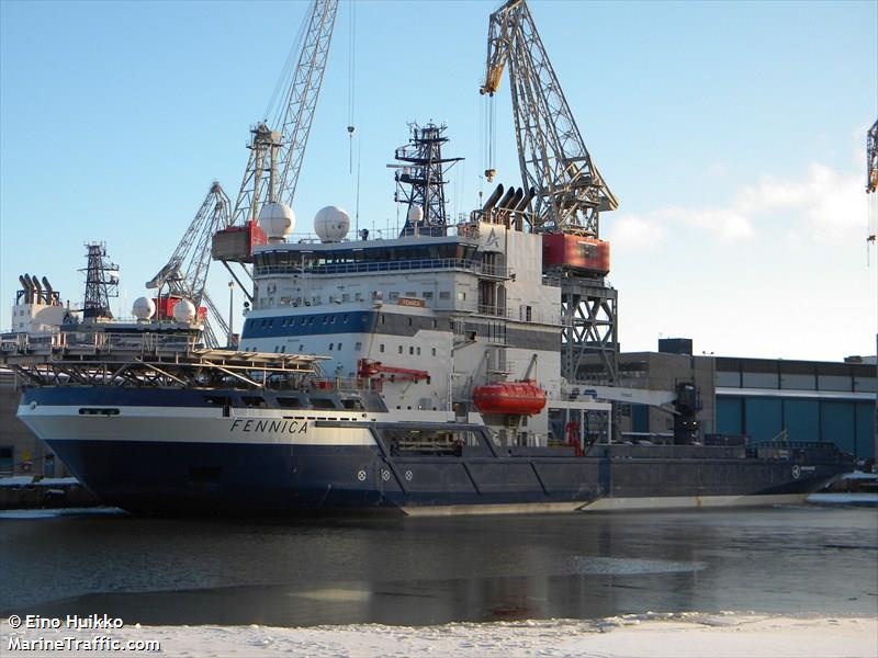 fennica (Icebreaker) - IMO 9043615, MMSI 230245000, Call Sign OJAD under the flag of Finland