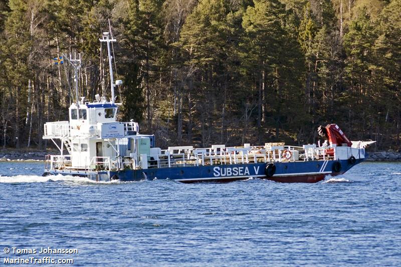 subsea v (Dredging or UW ops) - IMO , MMSI 230999110 under the flag of Finland