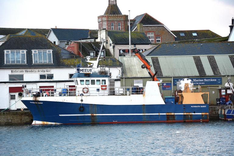 plymouth quest (Fishing Vessel) - IMO 9224178, MMSI 235017045, Call Sign MEEU8 under the flag of United Kingdom (UK)